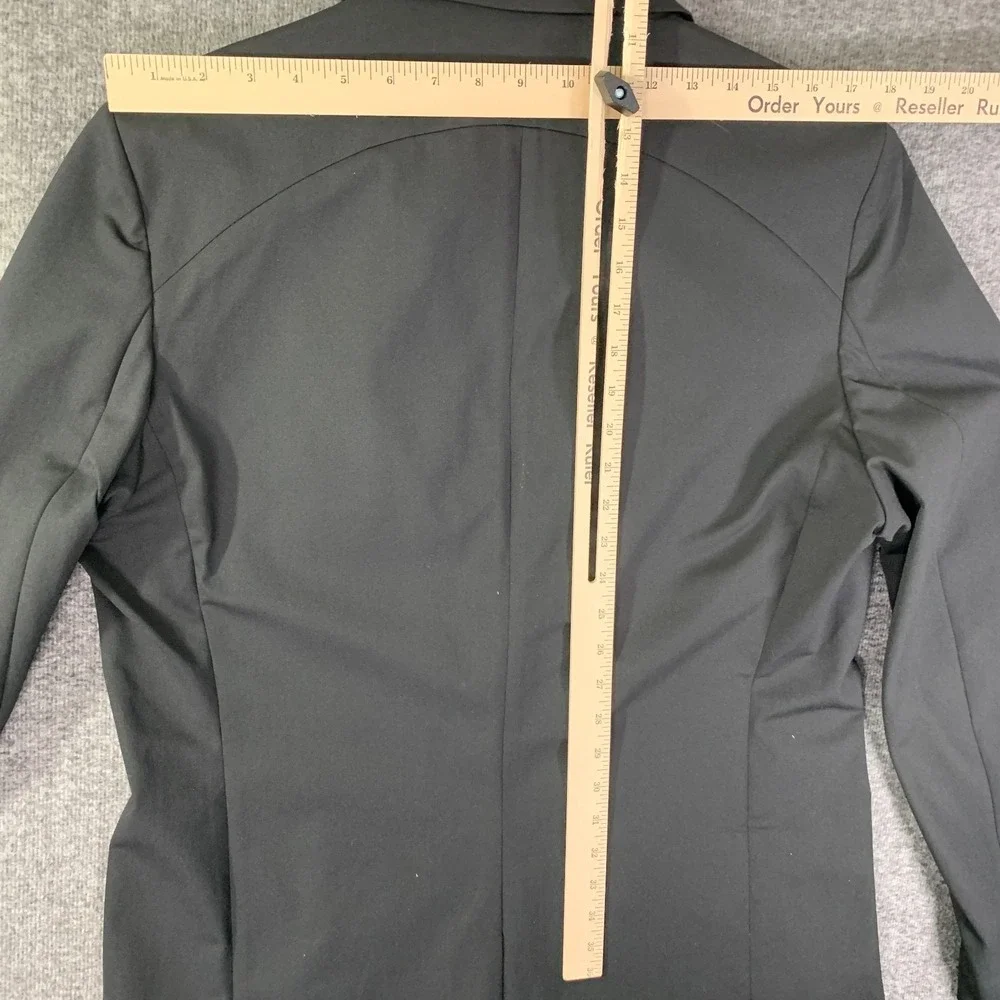 Ministry Of Supply Kinetic Blazer Jacket Men XL Black Performance Primeflex